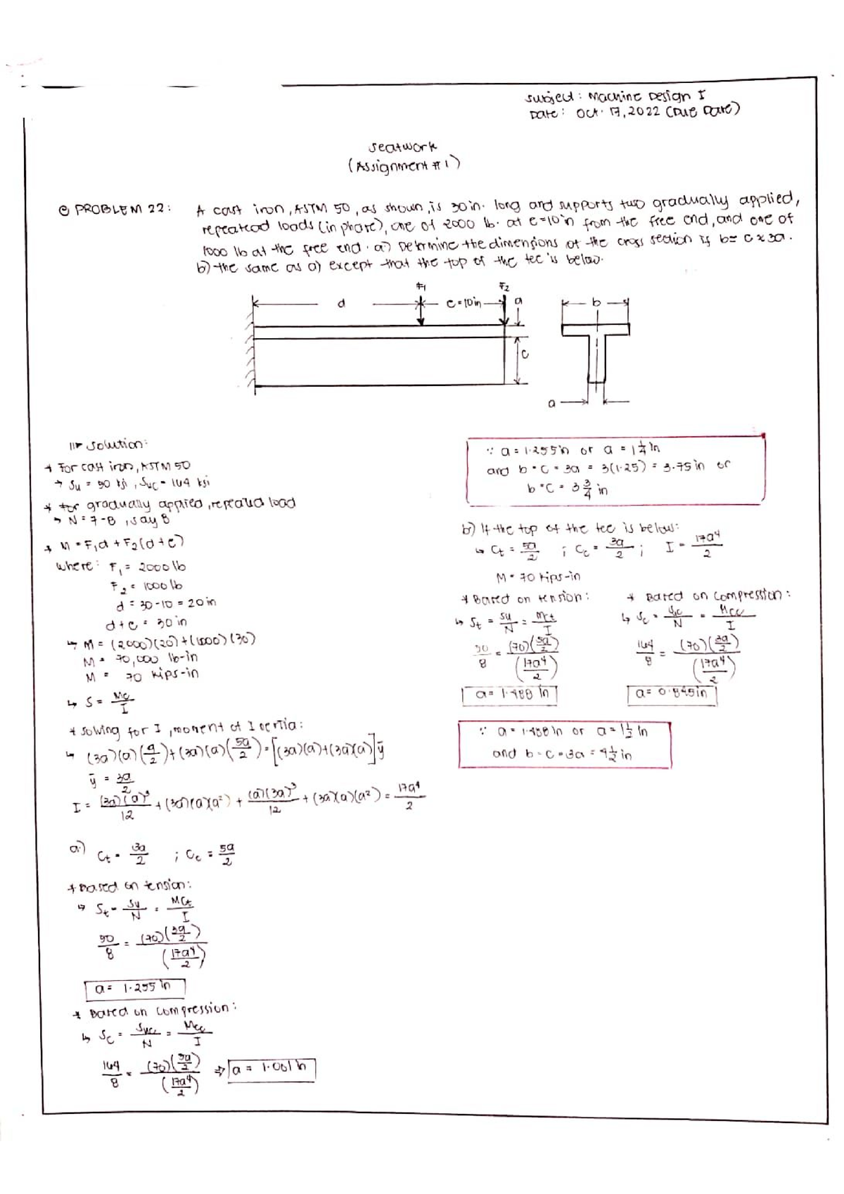 problem solution essay mechanical engineering