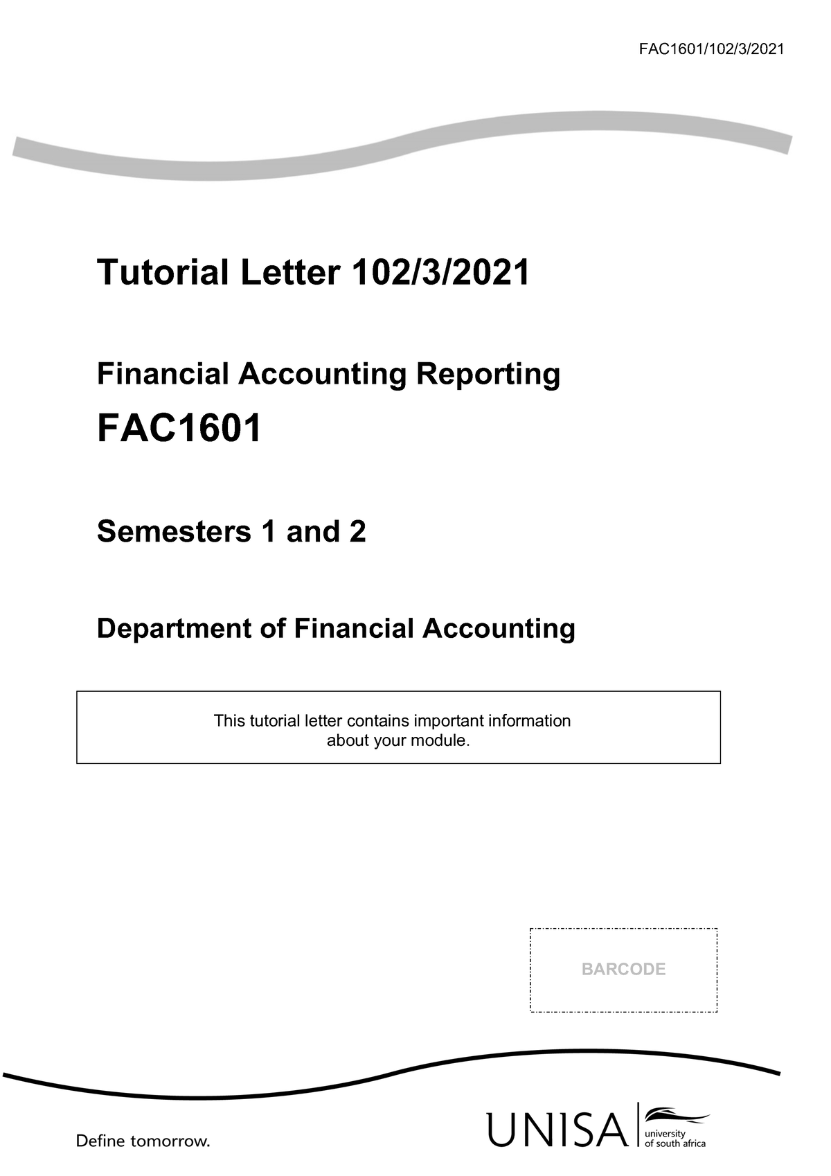 Tutorial Letter 102 2021 3 B - Tutorial Letter 102/3/ Financial ...