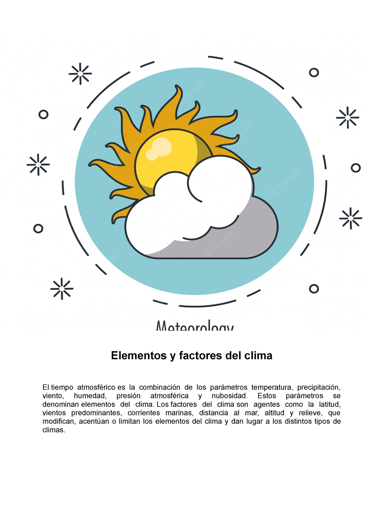 Elementos y factores del clima ¡Resumen!