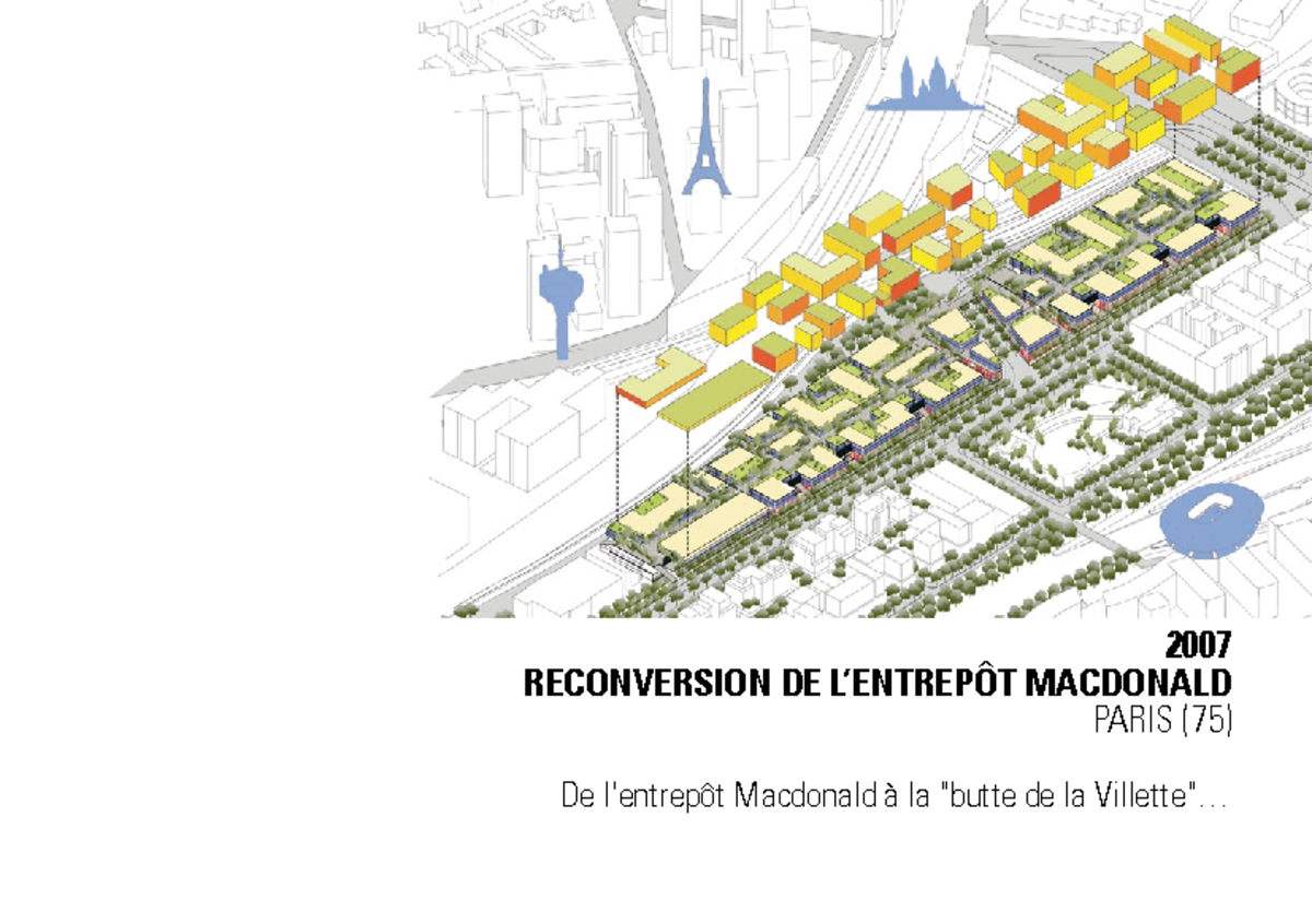 Imagen 3 - SDS - 2007 RECONVERSION DE L’ENTREPÔT MACDONALD PARIS (75 ...