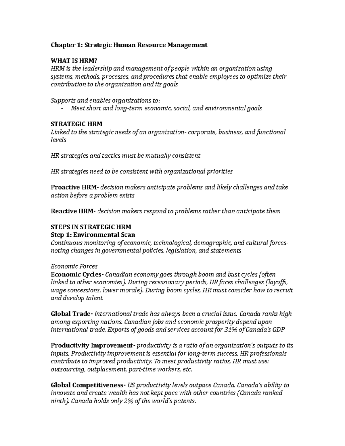 Summary - complete - Comprehensive final exam review - StuDocu