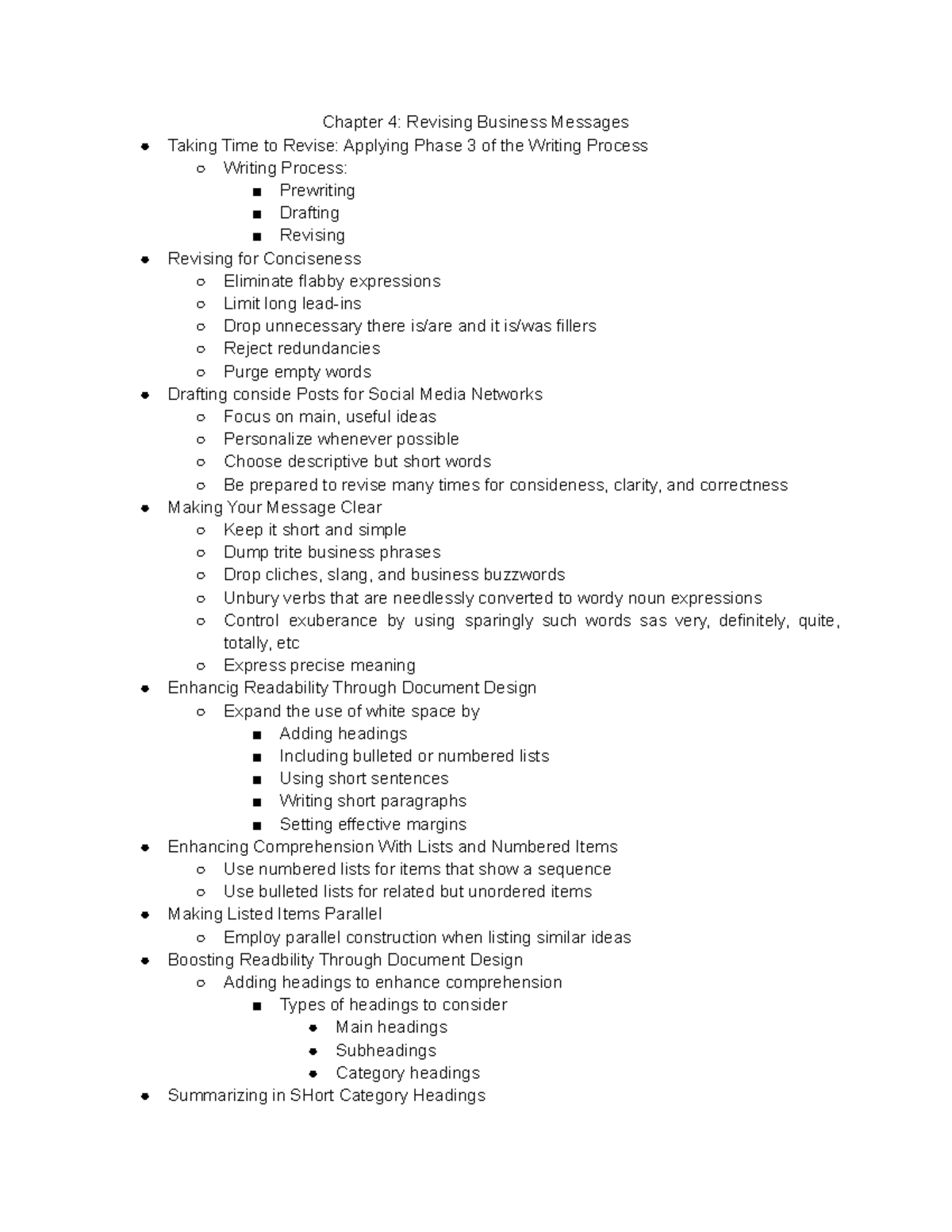 Chapter 4 Power Point - FA22 Foster - Chapter 4: Revising Business ...