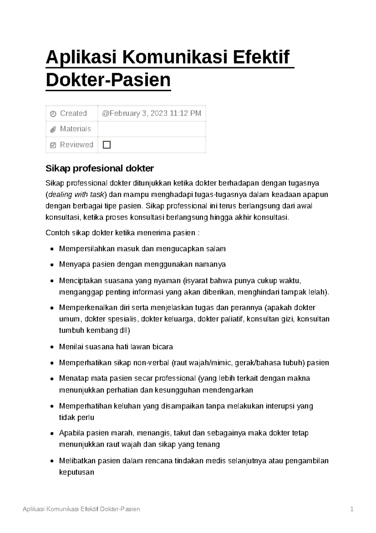 Aplikasi Komunikasi Efektif Dokter-Pasien - Aplikasi Komunikasi Efektif ...