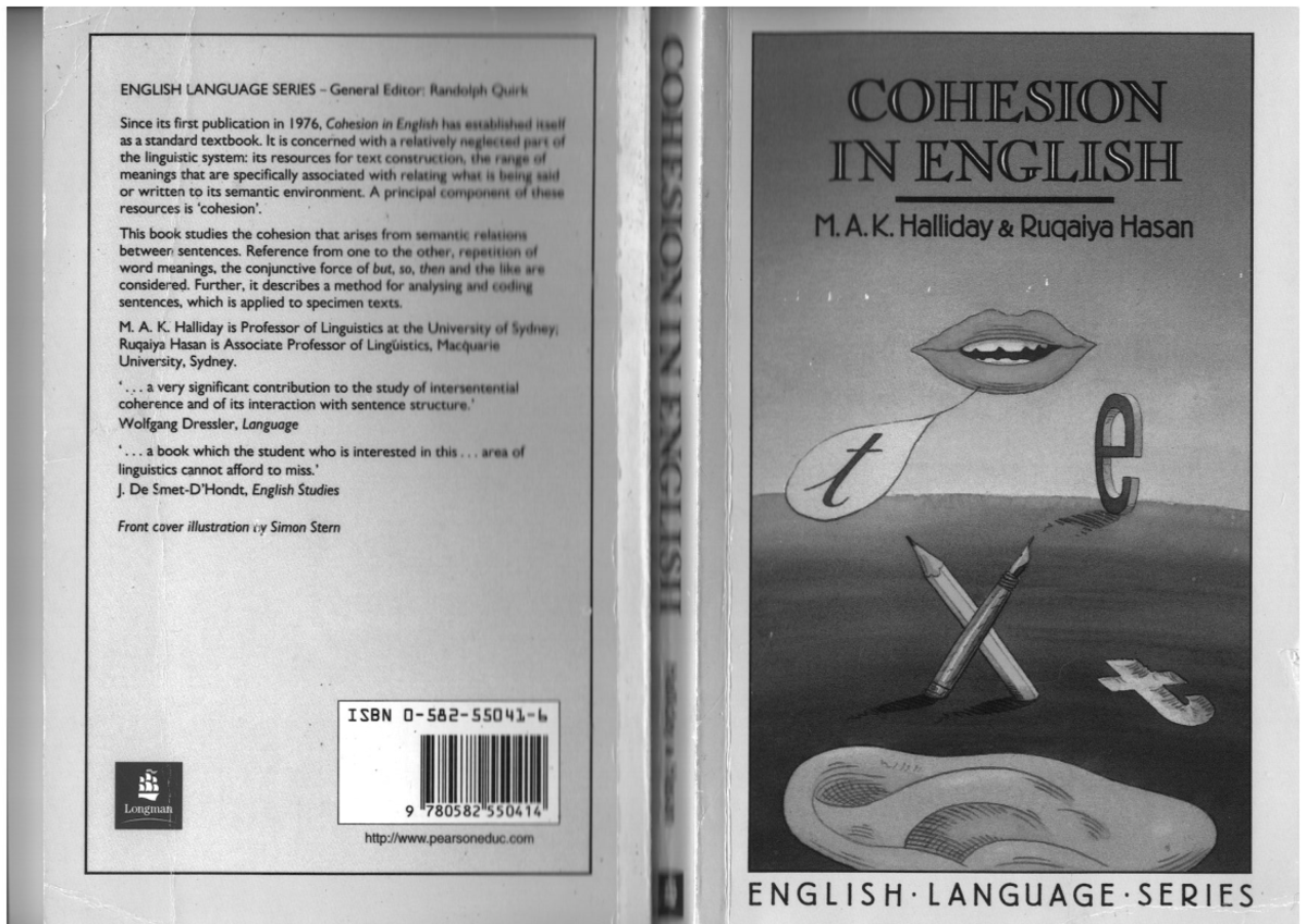 Halliday Hasan cohesion in english Inglese Studocu