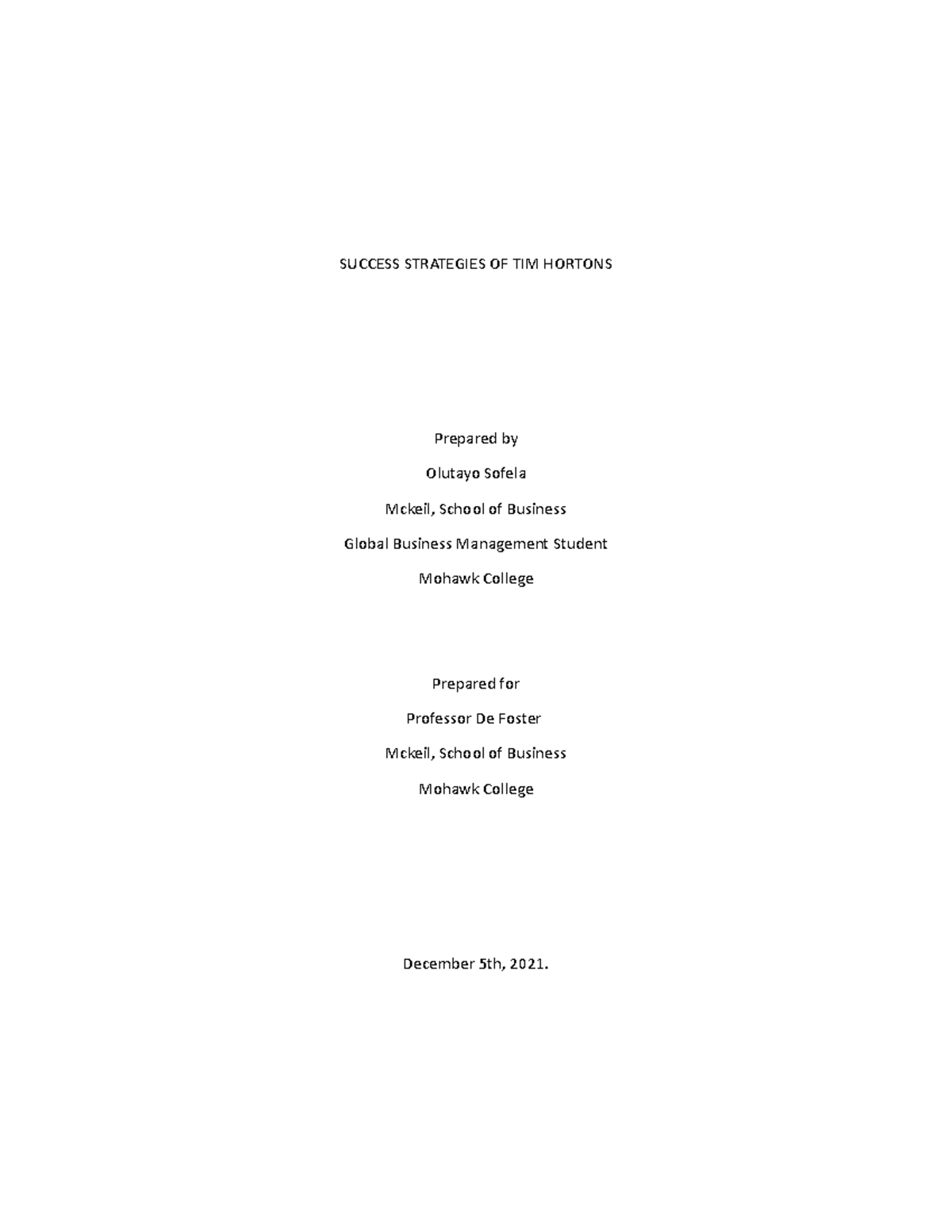 formal-research-report-on-tim-hortons-success-strategies-of-tim