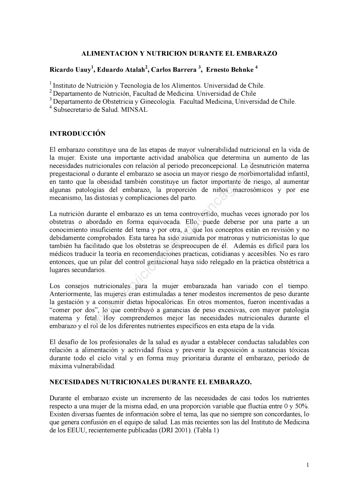 Alimentacion Y Nutricion Durante EL EMBA - ALIMENTACION Y NUTRICION ...