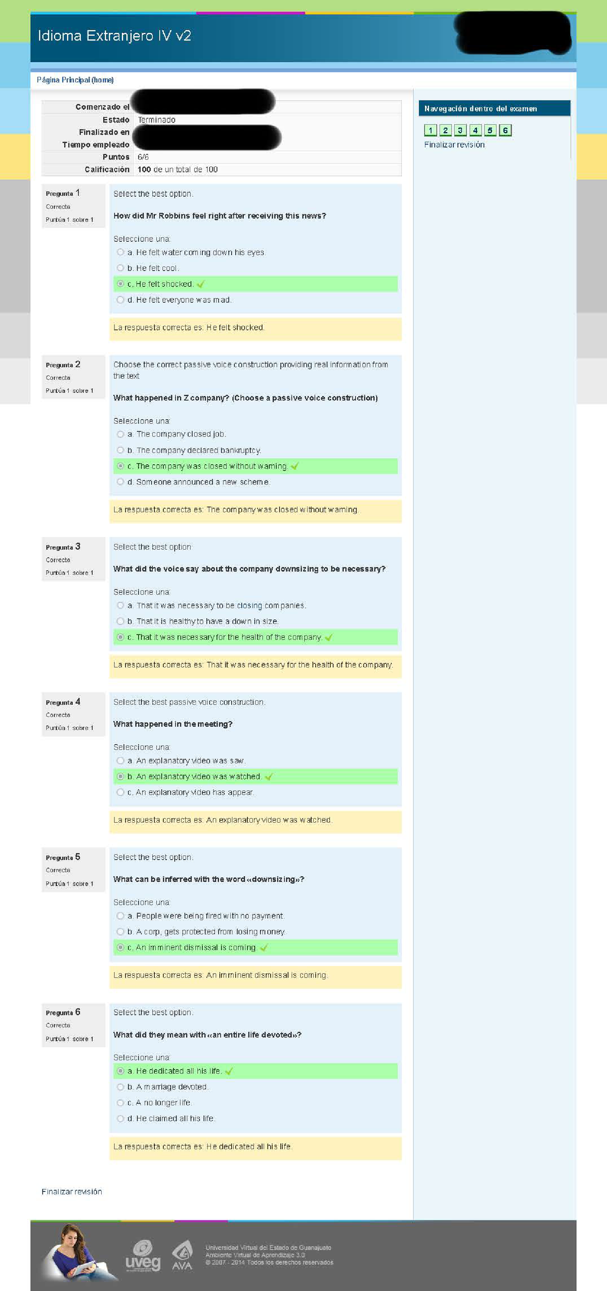 assignment 7 quiz company downsizing ingles iv