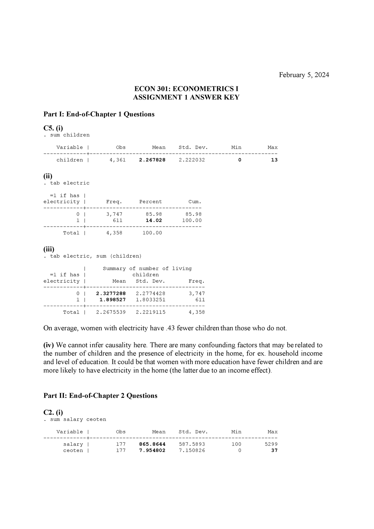 econ 301 assignment 1