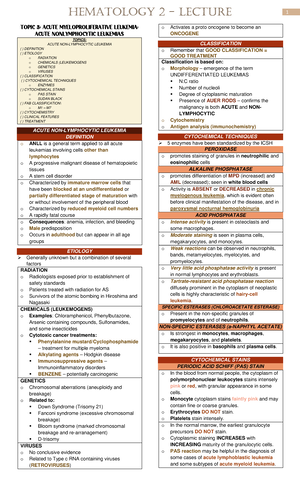 Notes 1 - hematology - INORGANIC CHEMISTRY NOTE Chapter 1 Elements ...