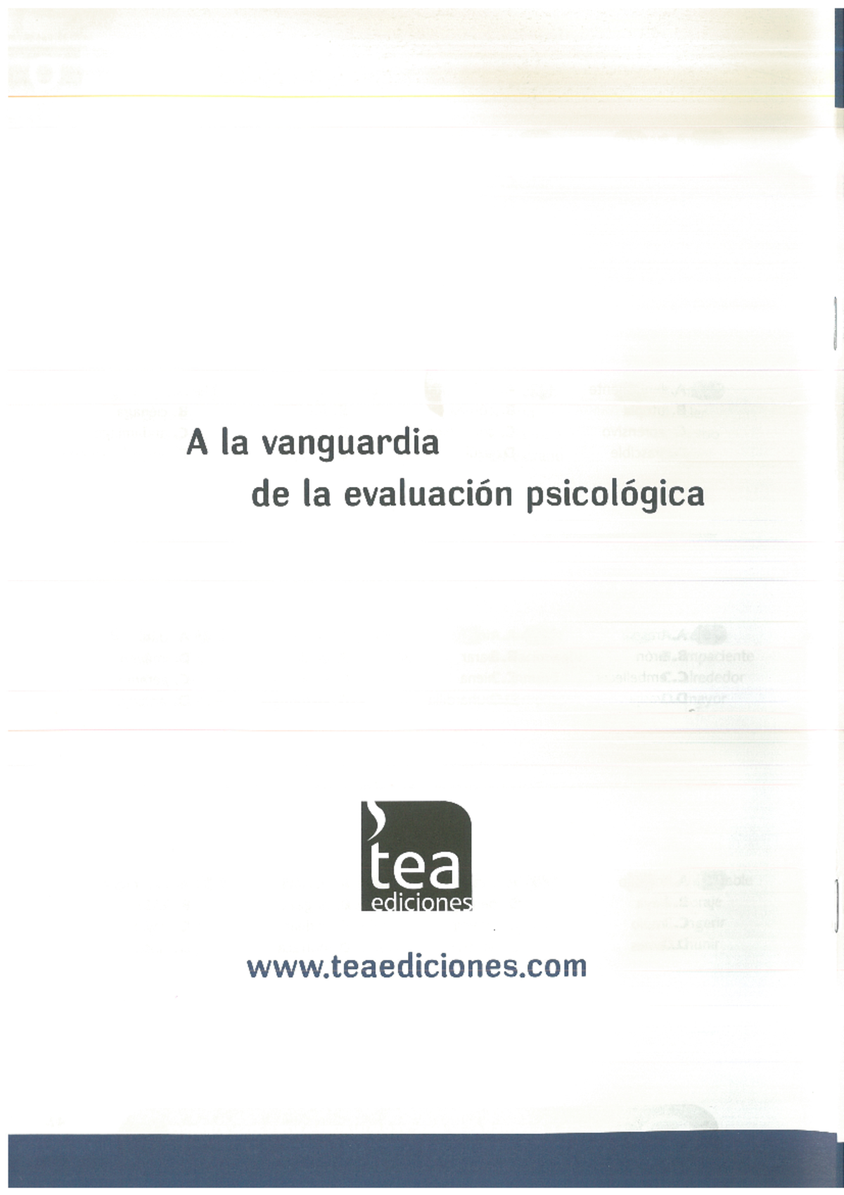 BAT 7 Nivel Elemental - psicotecnicos - A la vanguardia de la ...