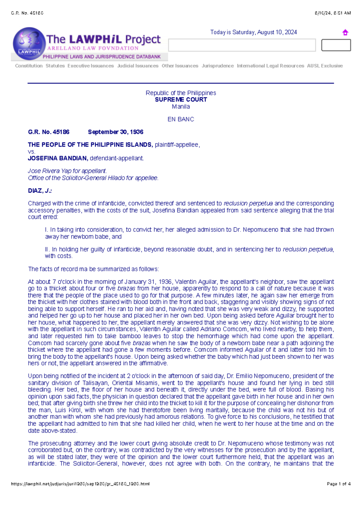 19. G.R. No. 45186 - exempting circumstance - Constitution Statutes ...