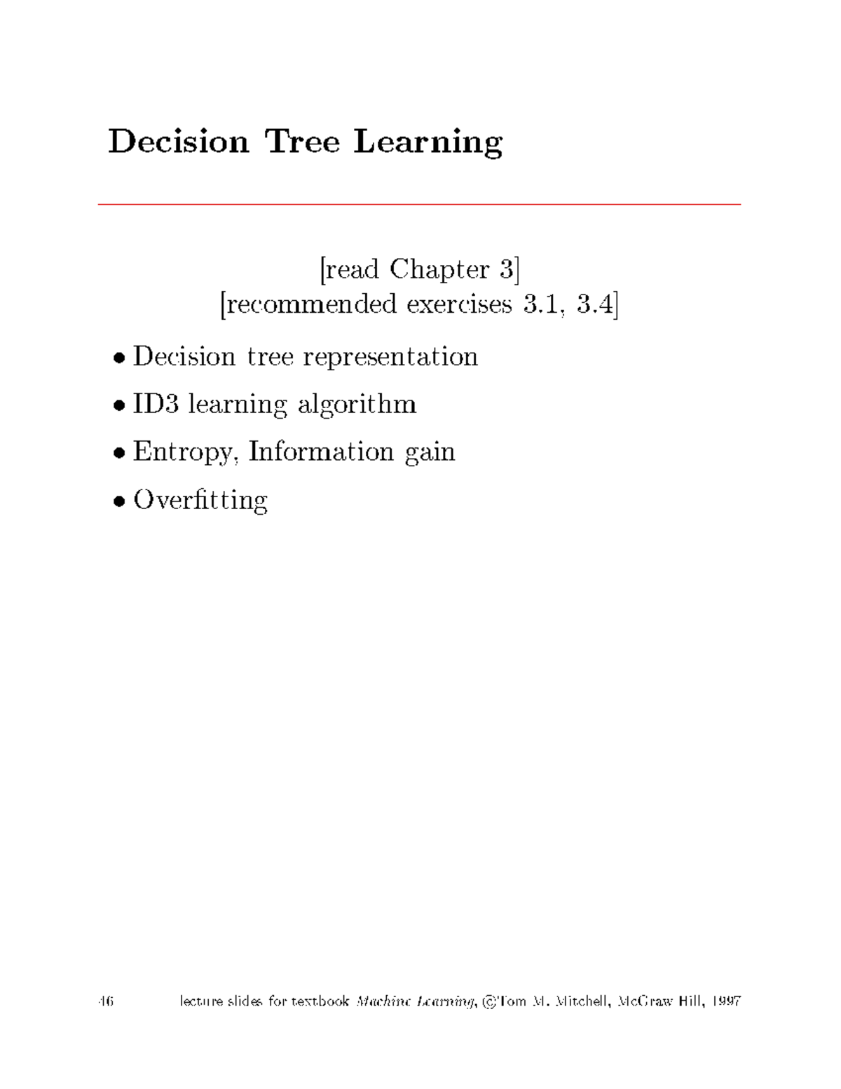 Machine Learning Ch3 - ☎ ☎ ☞☛ ☛ ☎ ☛ ★ - Studocu