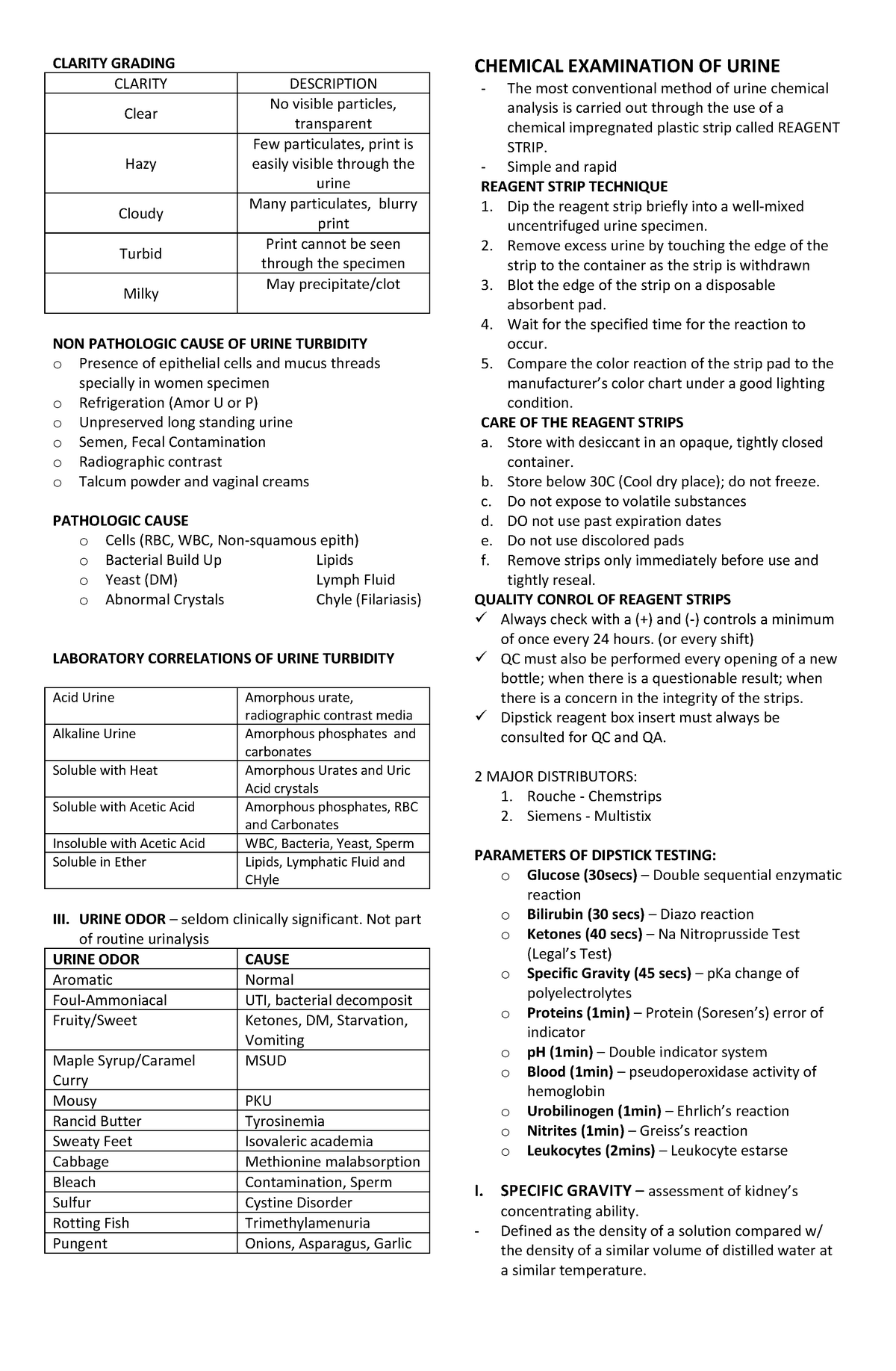 AUB F6 - review on AUBF, PART6 - CLARITY GRADING CLARITY DESCRIPTION ...