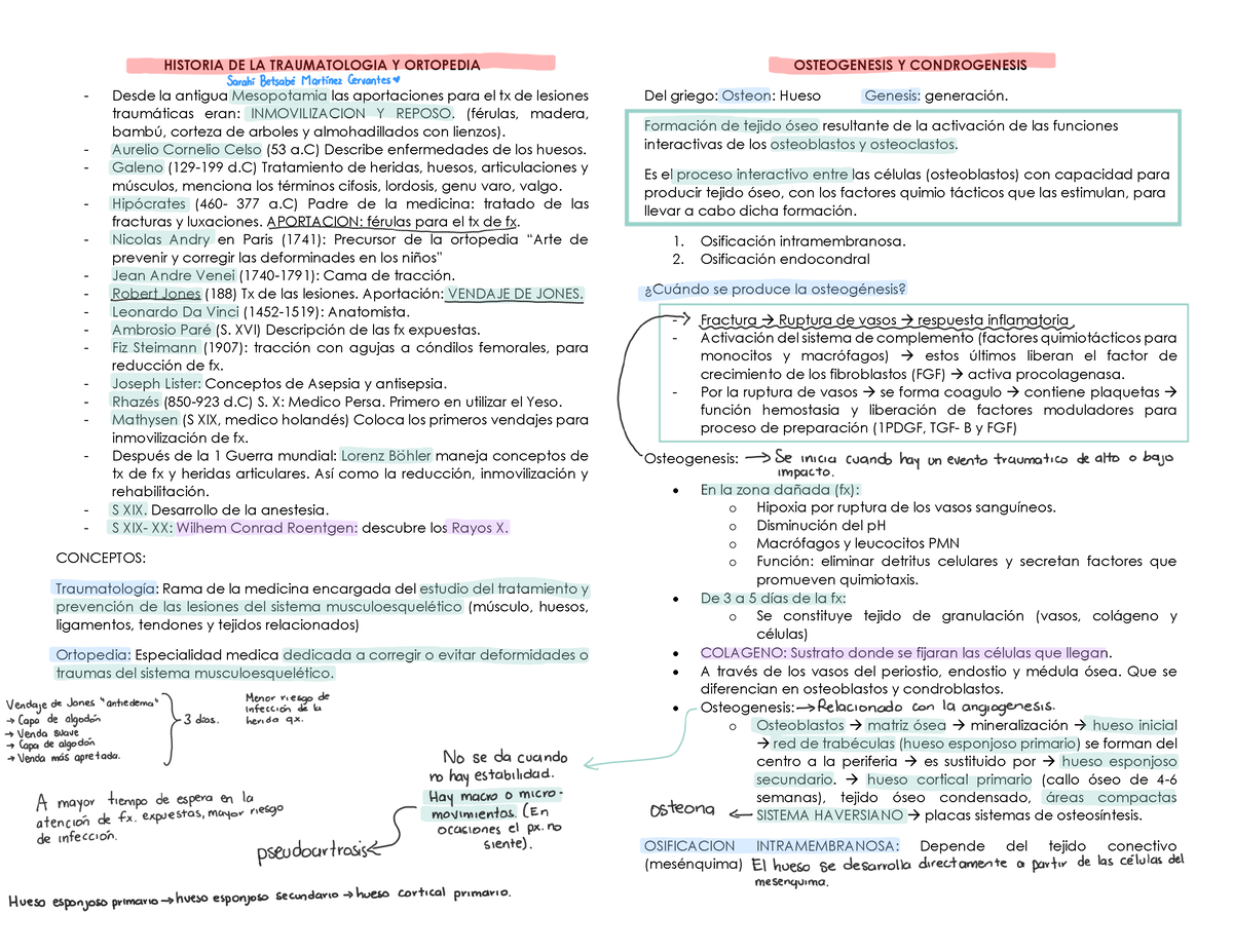 1 Trauma Y Ortopedia - HISTORIA DE LA TRAUMATOLOGIA Y ORTOPEDIA Desde ...