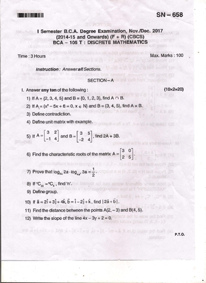 BCA Probability - LECTURE NOTES ON PROBABILITY AND STATISTICS ####### B ...