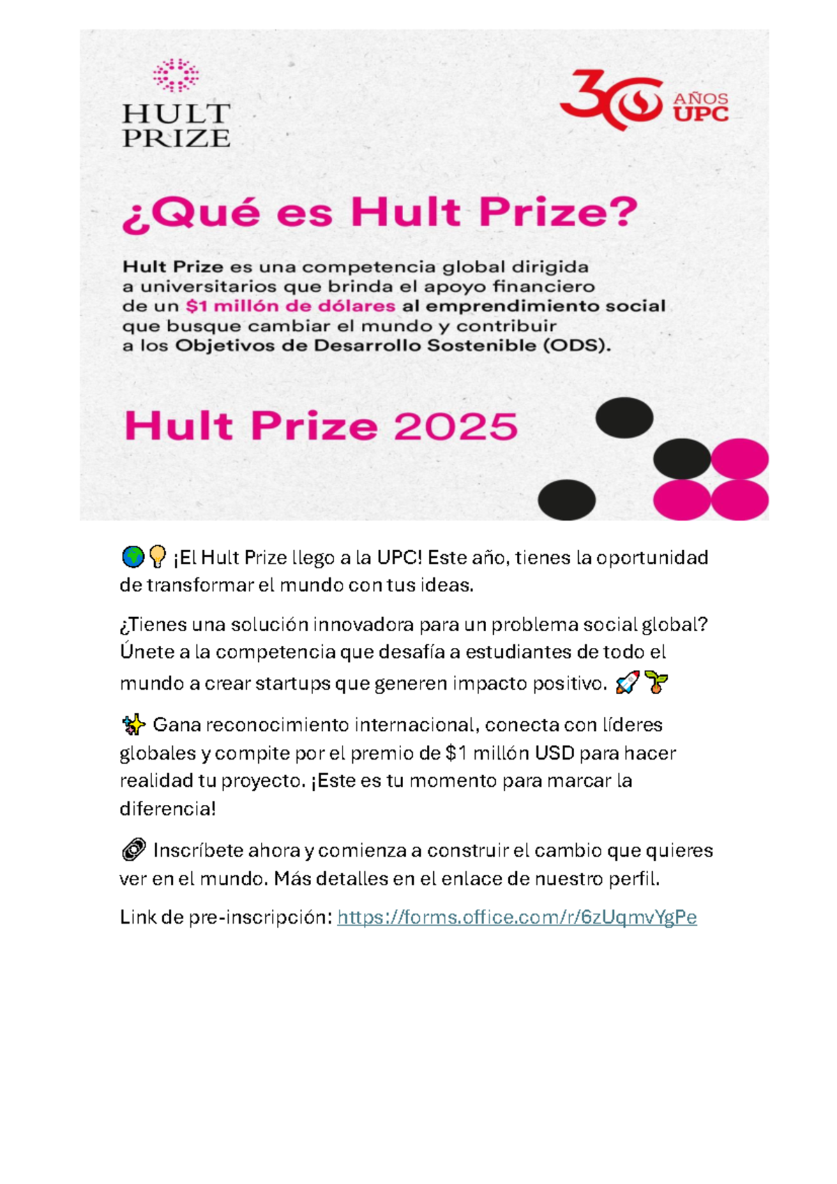 %F0%9F%8C%8D%F0%9F%92%A1 - ¡El Hult Prize llego a la UPC! Este año ...