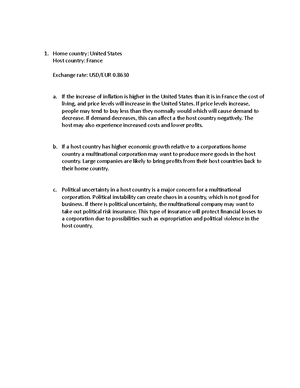 Political Risk - Political Risk Introduction: Political risk is one of ...