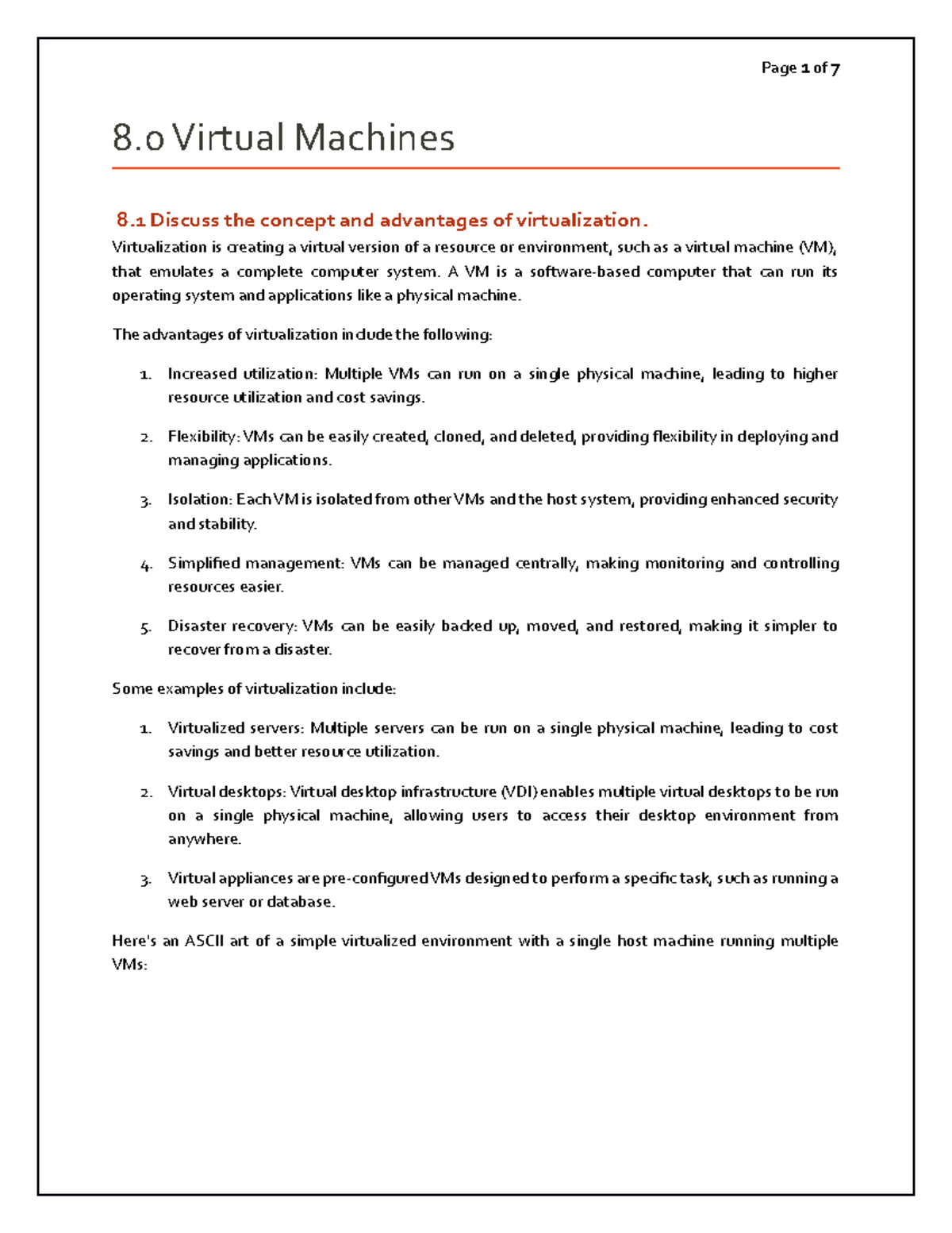Virtual Machines - Virtualization is creating a virtual version of a ...