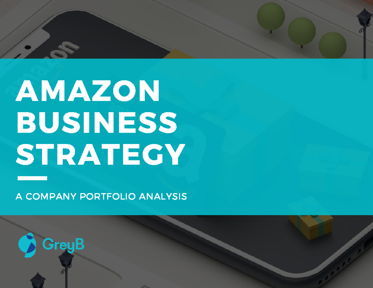 (مش كويسه) Amazon Business Strategy - Insights of its operation and ...