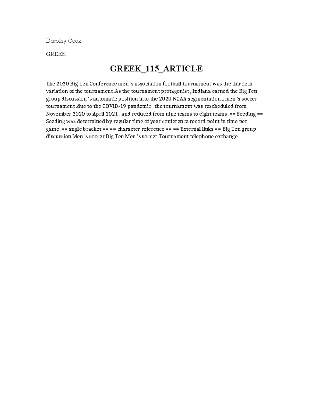 Greek 115 Article Ganda q Dorothy Cook GREEK GREEK_115_ARTICLE The