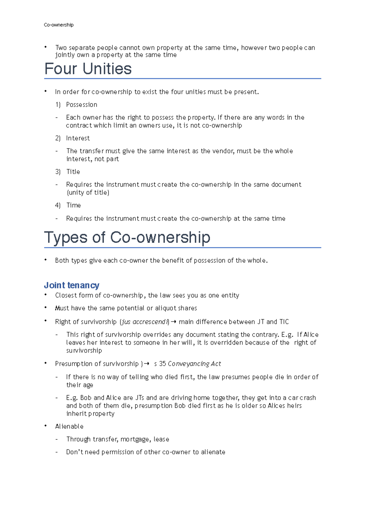 5-co-ownershp-notes-for-real-property-tw-o-s-e-p-a-r-a-t-e-p-e-o-p