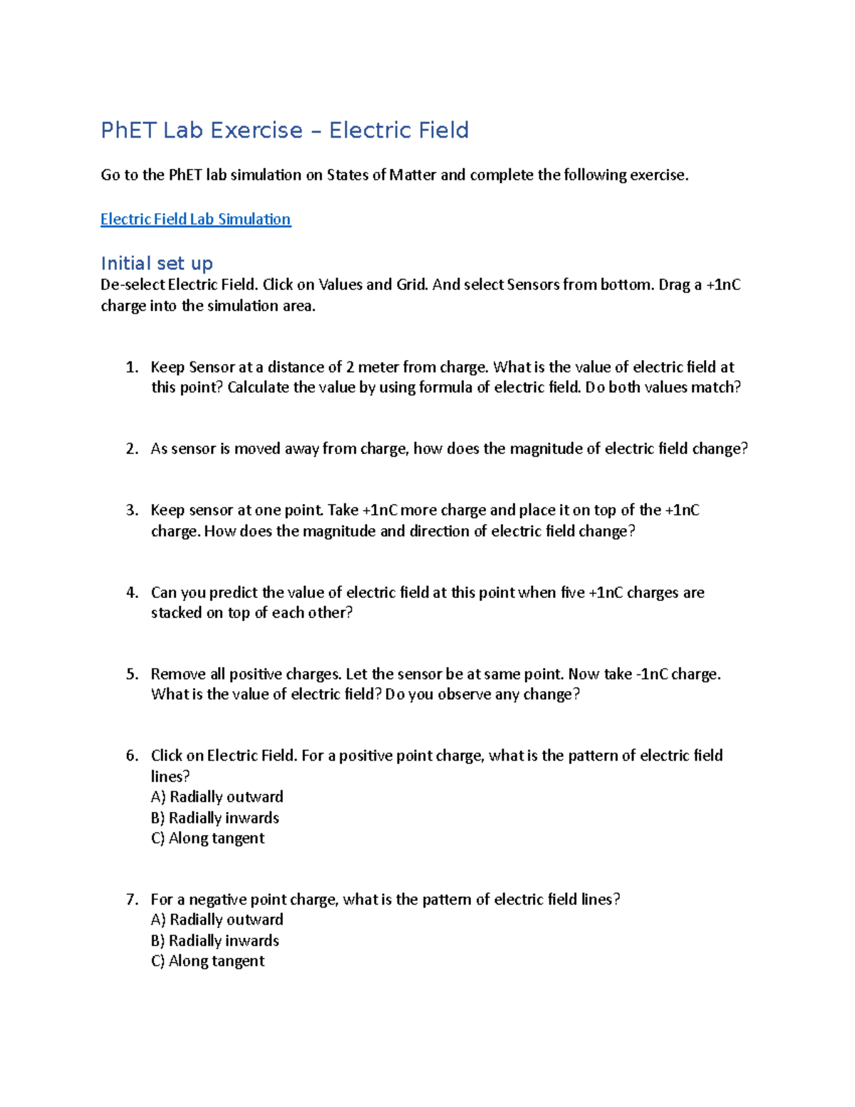 States Of Matter Simulation Lab Answer Key Phet / How Can I Design An
