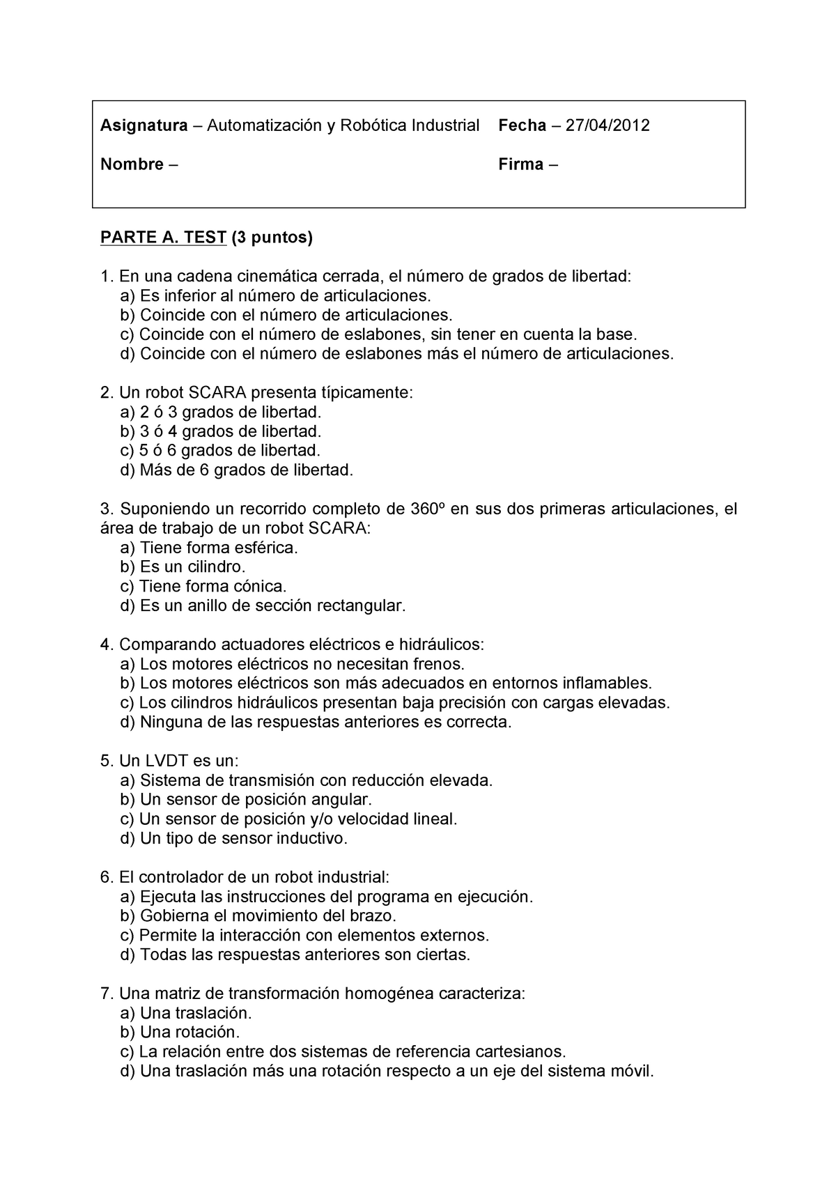 ARI control 1 qp1112 - Apuntes, examenes y de examenes Parciales/Finales de la Universidad - Studocu