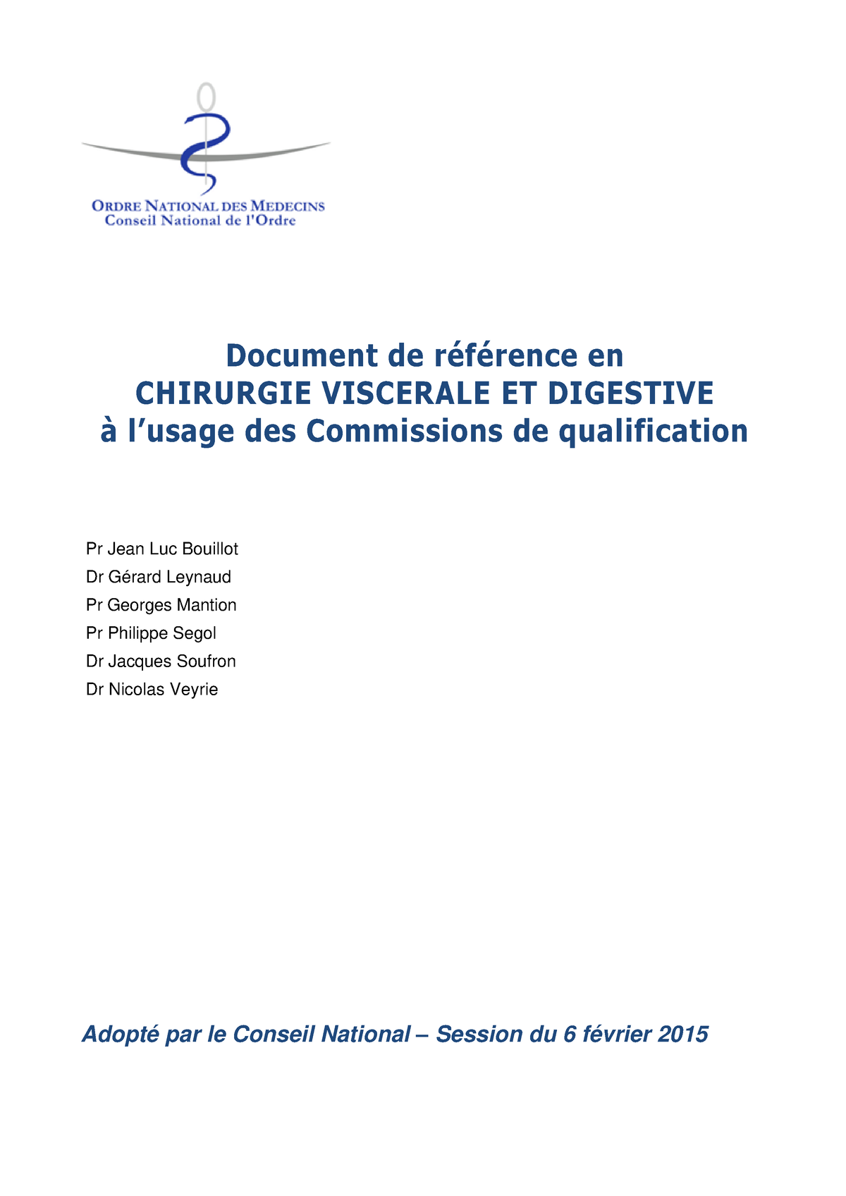 Referentiel Chirurgie Viscerale Et Digestive Document De R F Rence En Chirurgie Viscerale Et