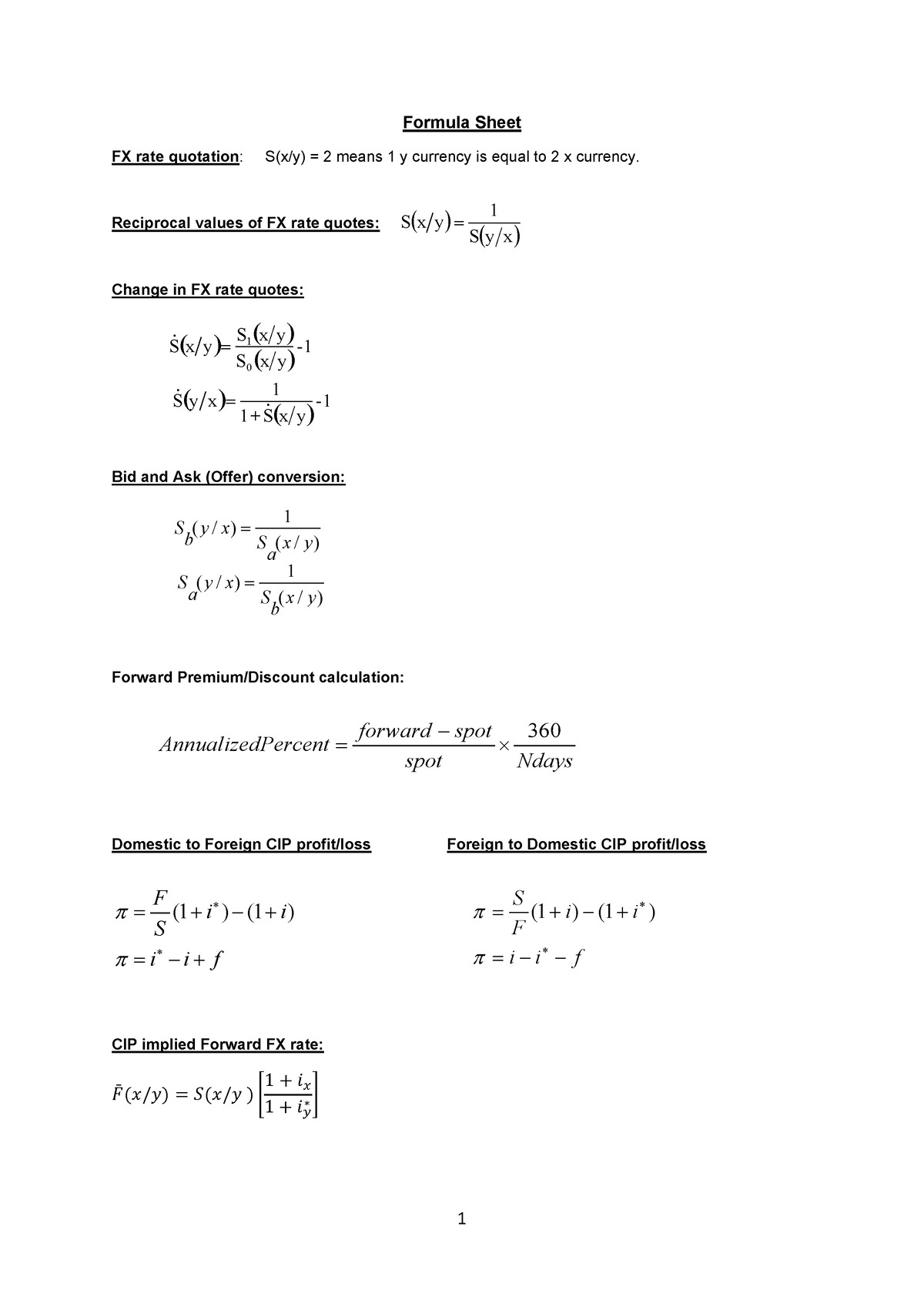 formula-sheet-final-exam-1-formula-sheet-fx-rate-quotation-s-x-y