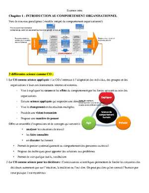 Document DE Révision POUR Examen Final - DOCUMENT DE RÉVISION POUR ...