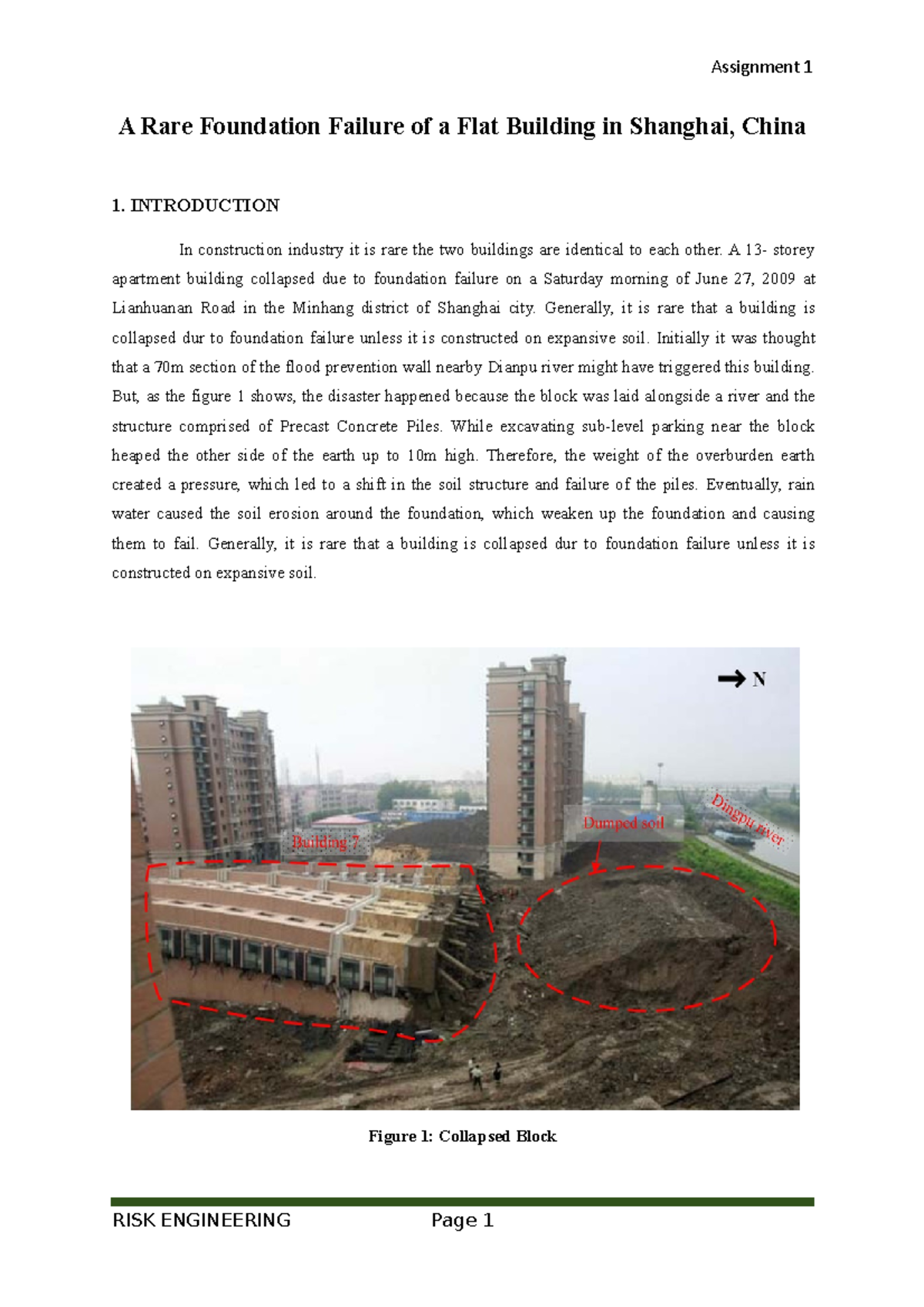 A Rare Foundation Failure of a Flat Buil - INTRODUCTION In construction ...