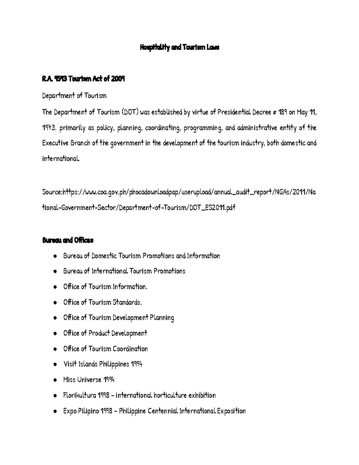 hospitality-and-tourism-laws-9593-tourism-act-of-2009-department-of