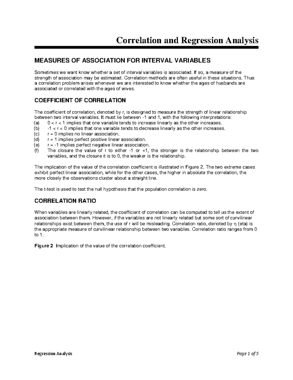 Correlation and Regression Analysis - Correlation and Regression ...