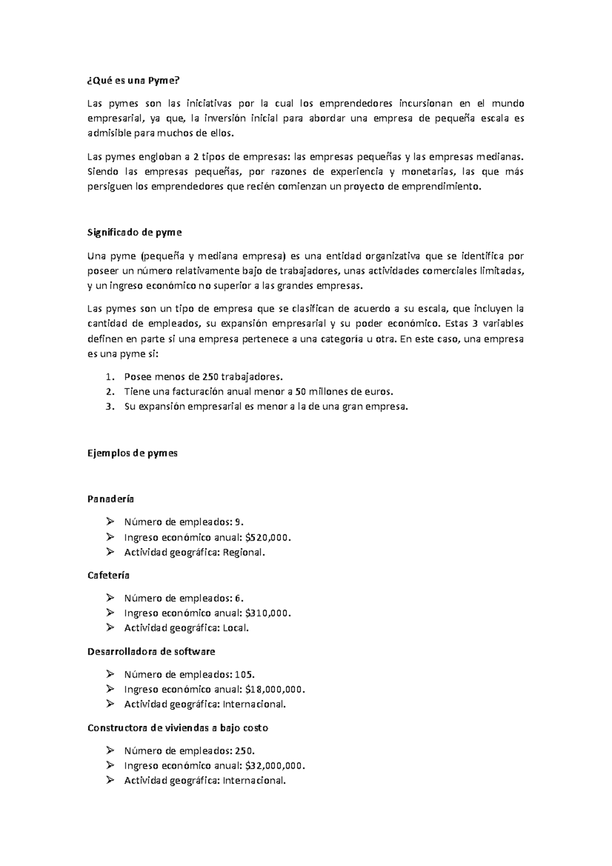 Pymes - Que es la PYME y su marco Legal - ¿Qué es una Pyme? Las pymes ...