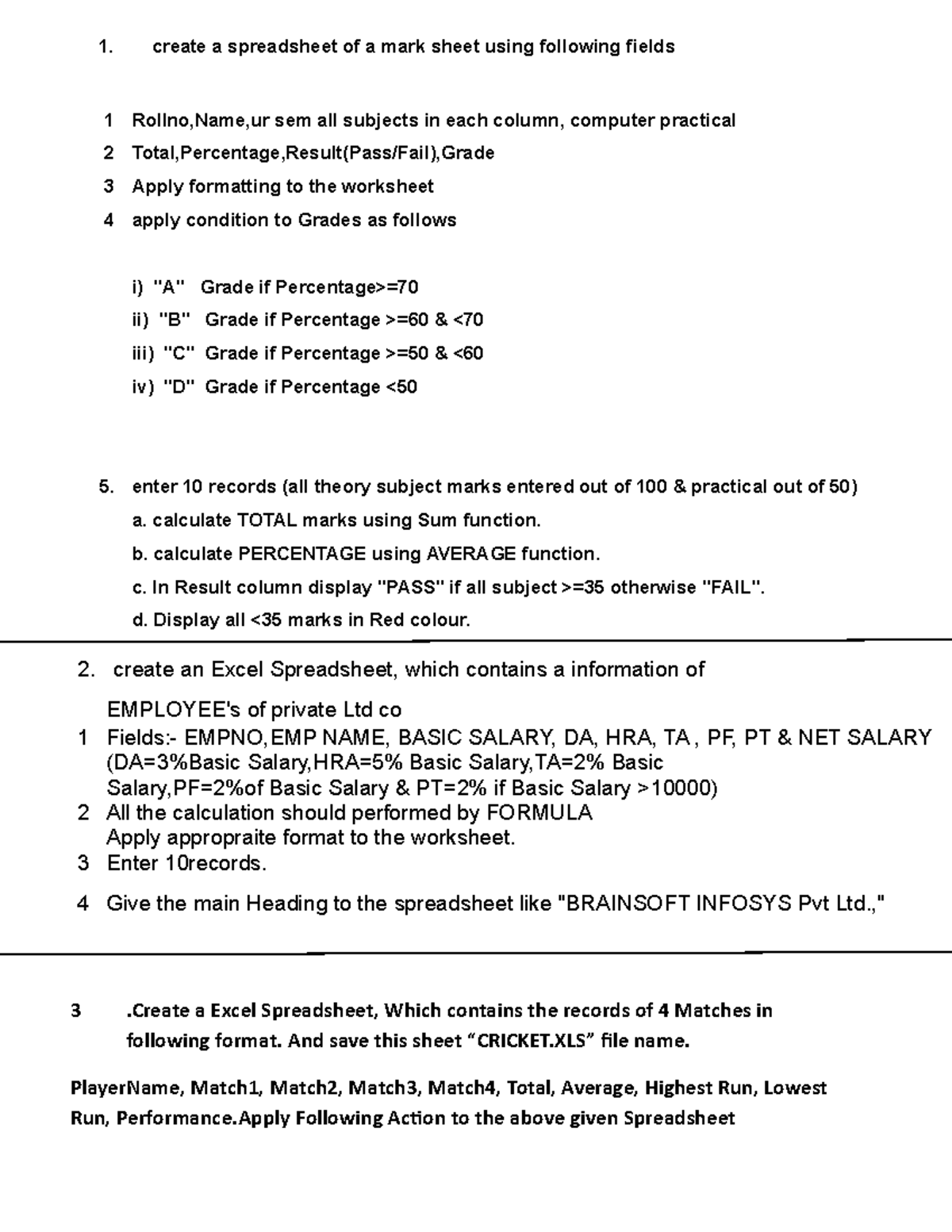 all-excel-assignments-question-create-a-spreadsheet-of-a-mark-sheet