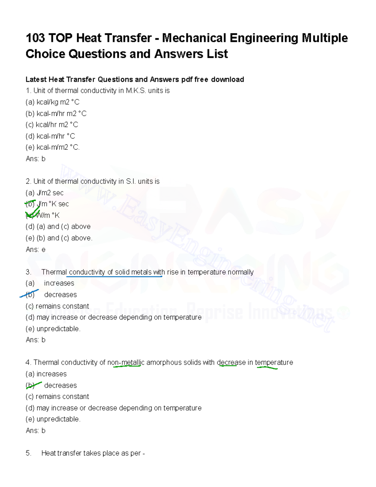 Heat-Transfer - Heat Transfer - 103 TOP Heat Transfer - Mechanical ...