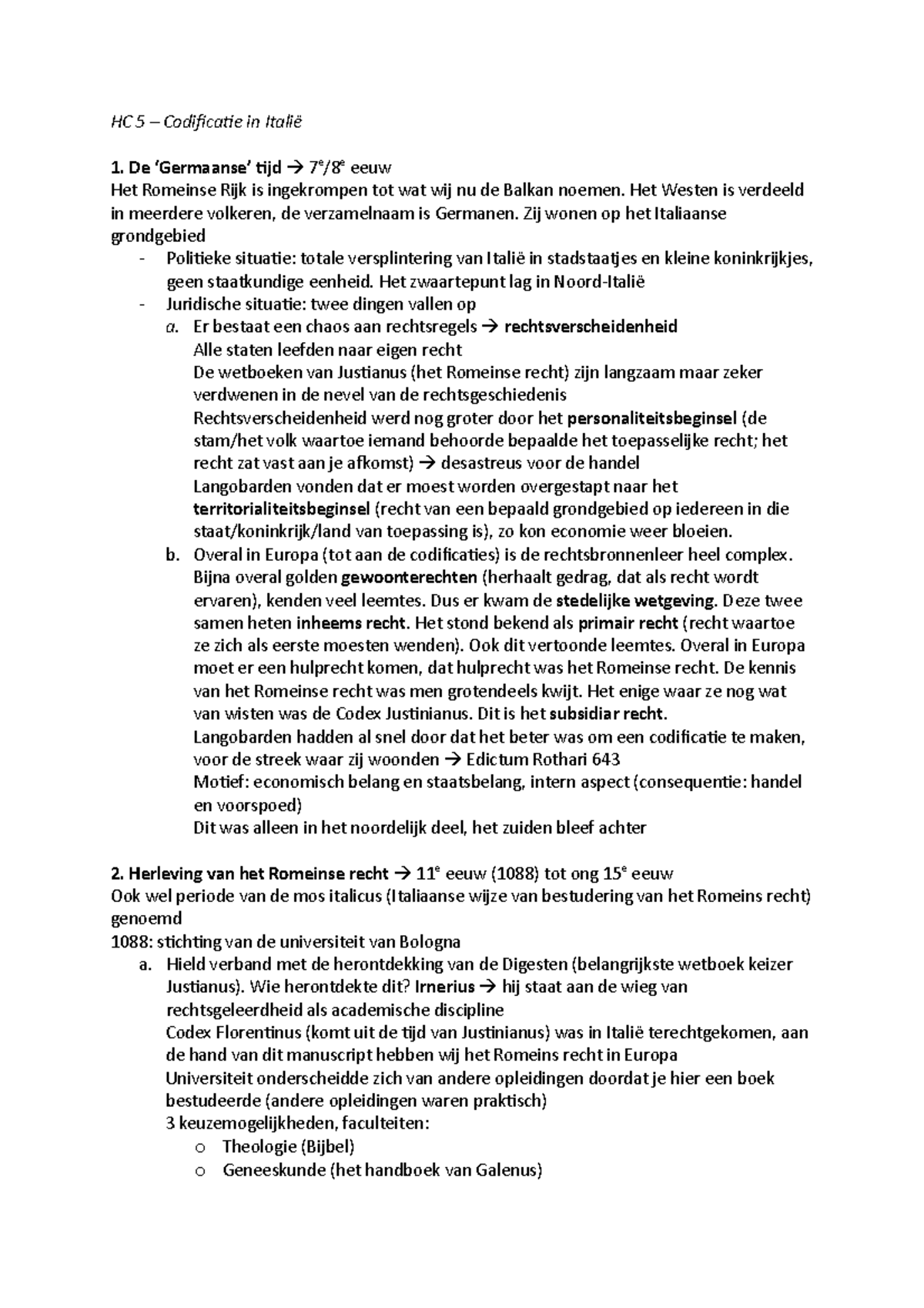 Hop Hc 5 - Hoorcollege Aantekeningen - HC 5 Codificatie In 1. De Tijd ...