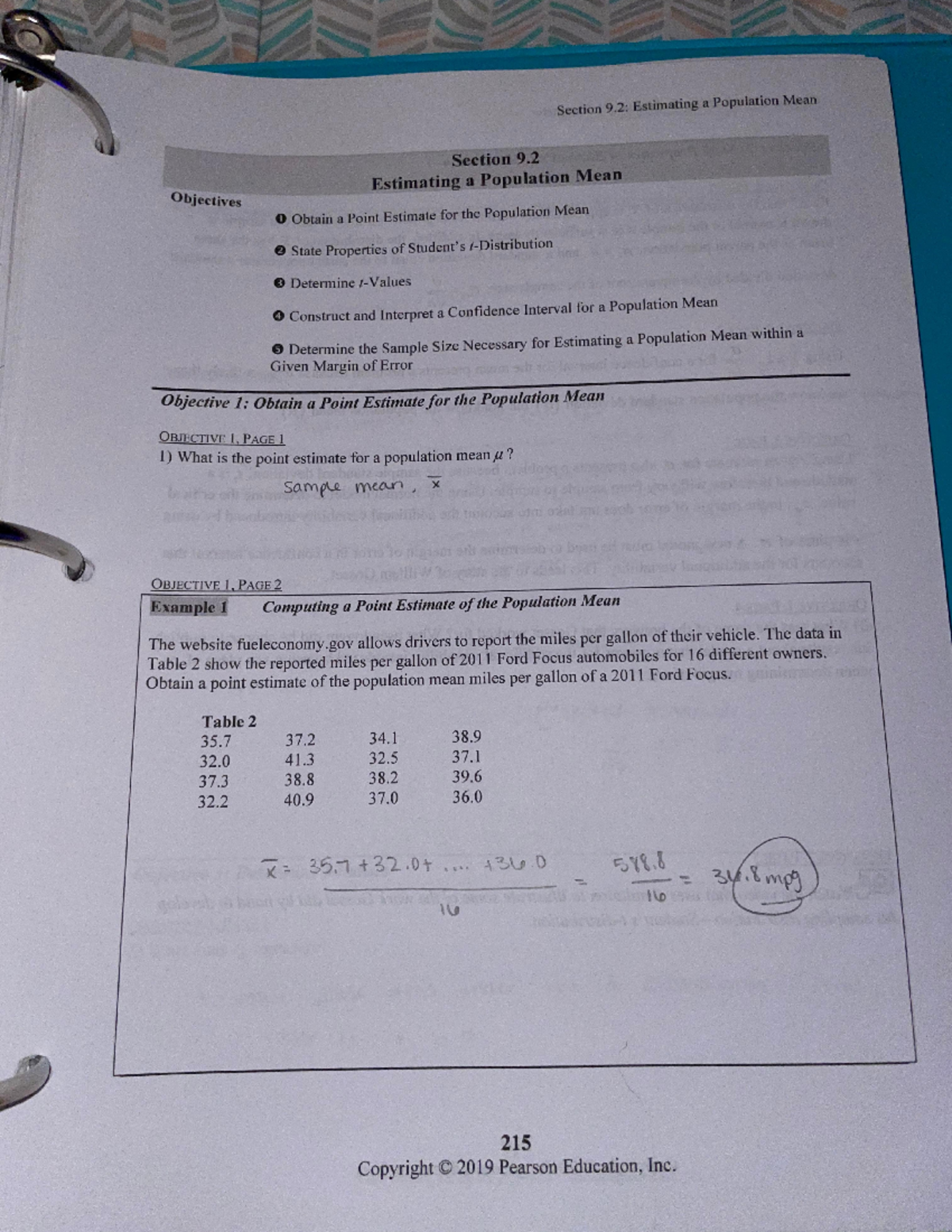 Chapter 9 section 2 page 1 - ST 210 - Studocu