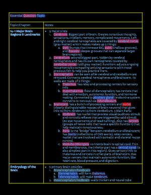 ANATOMY AND PHYSIOLOGY LEARNING OBJECTIVES visual data 2