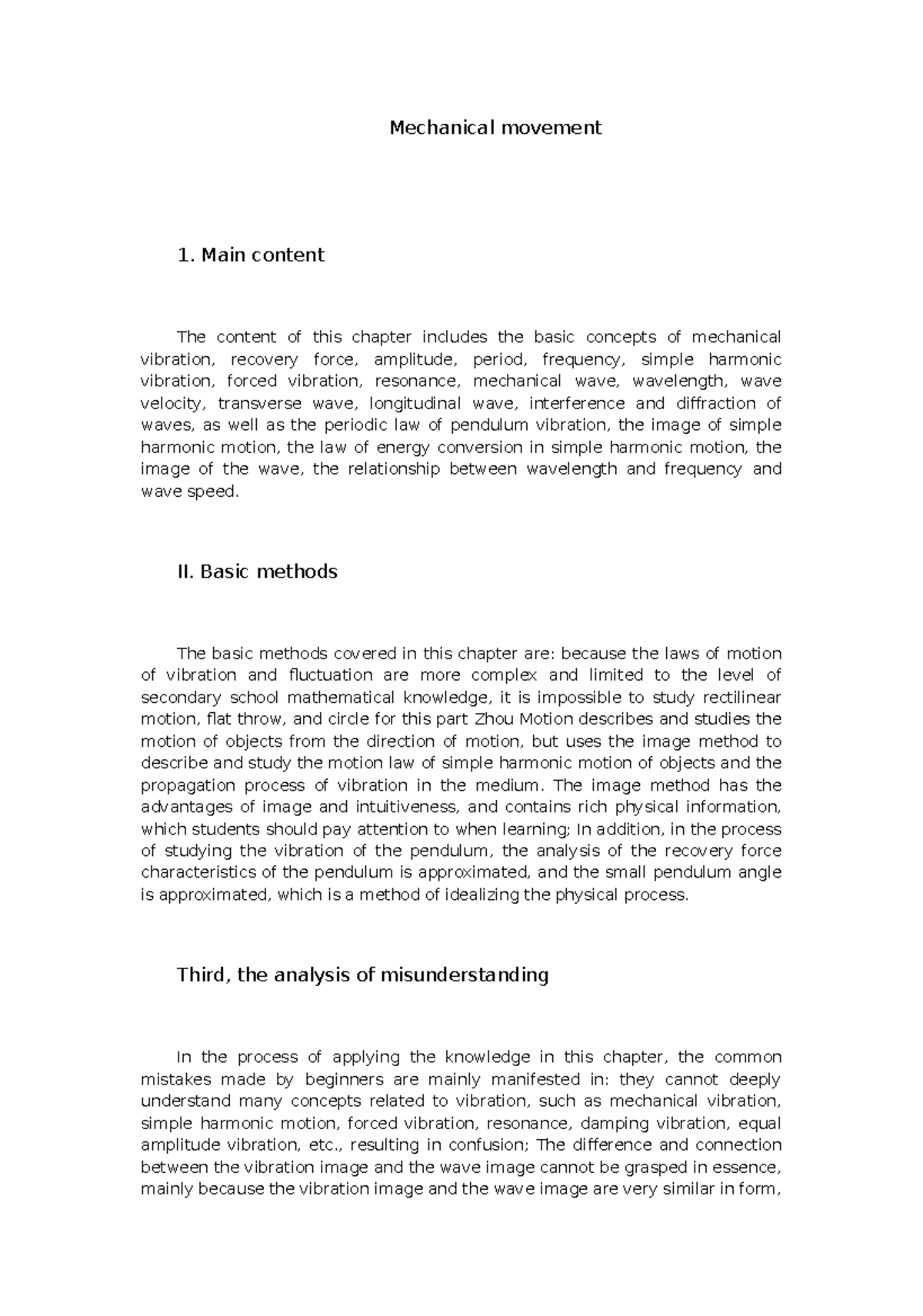 Mechanical movement - Mechanical movement Main content The content of ...