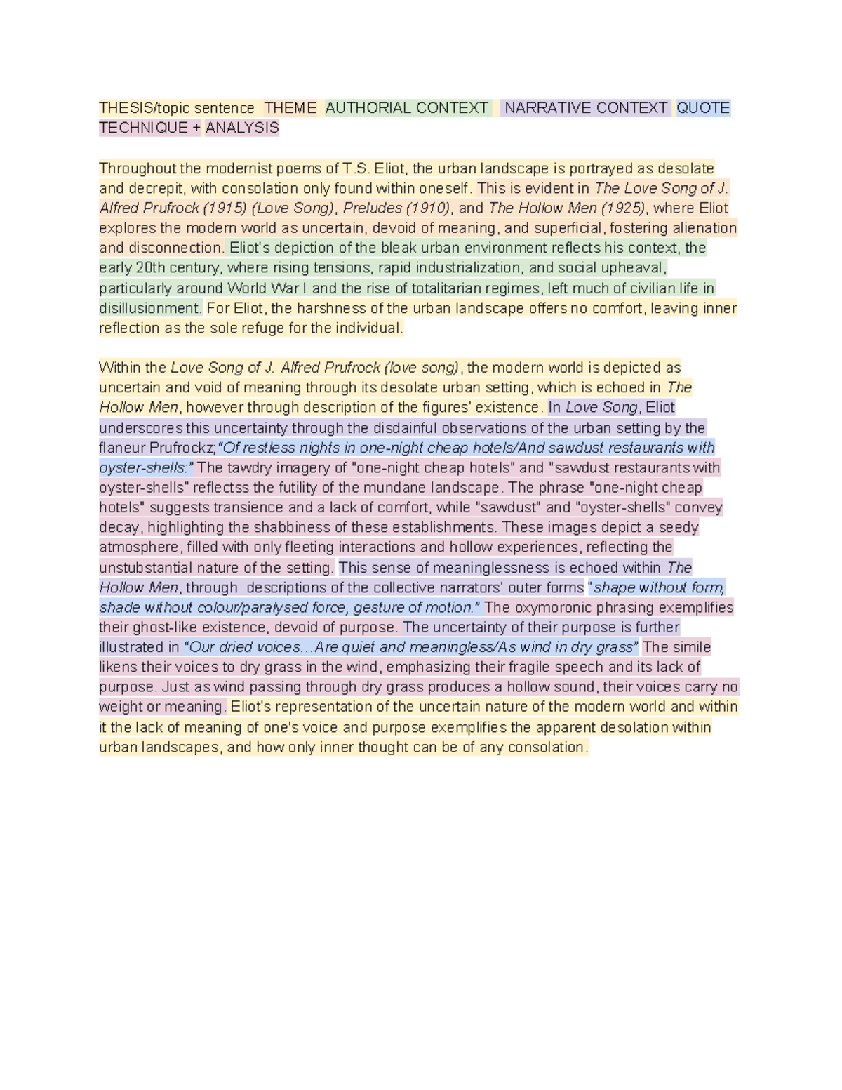 MOD B Essay HSC - THESIS/topic sentence THEME AUTHORIAL CONTEXT ...