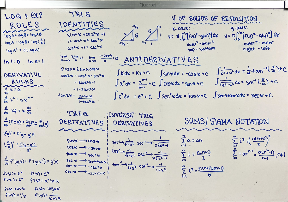 Equations - Calculus 1000A/B - Studocu