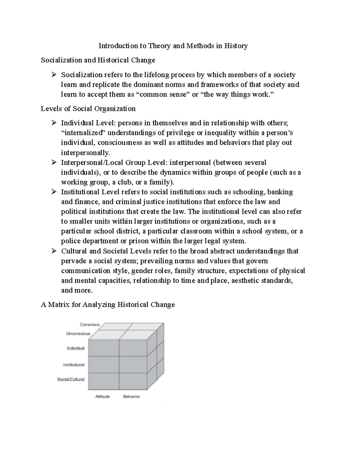 Intro To Theory And Methods In History - Introduction To Theory And ...