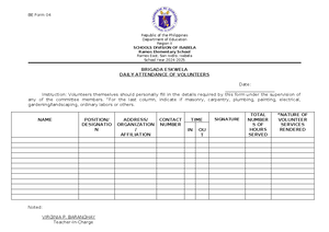 BE Form 1 - Physical Facilities AND Maintenance Needs Assessment FORM ...