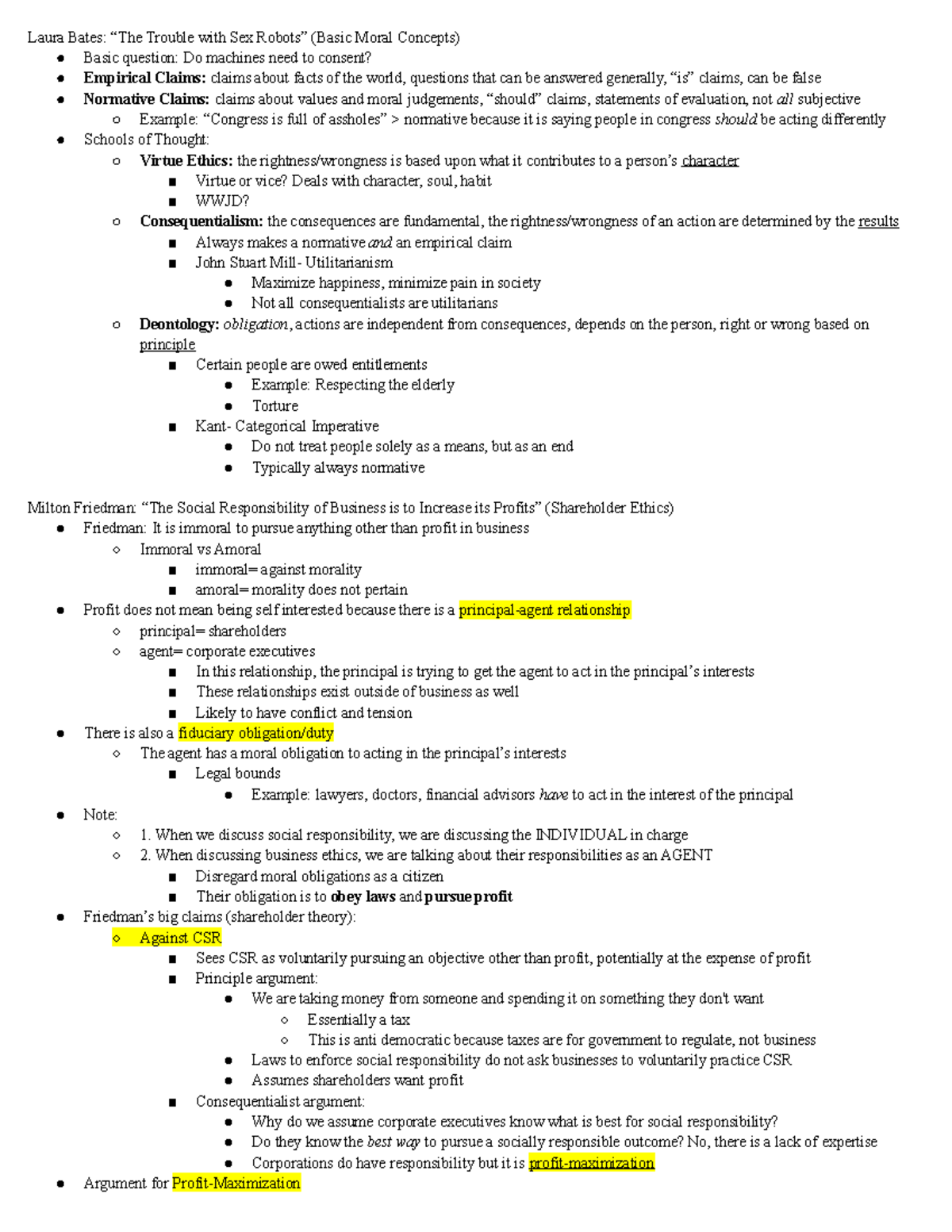 Singer Mgmt 341 Lecture Notes In Full Laura Bates Trouble With Sex