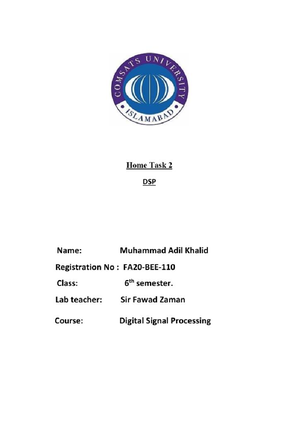 Lab 01 Revision of C Concepts - Lab 01 Revision of programming concepts ...