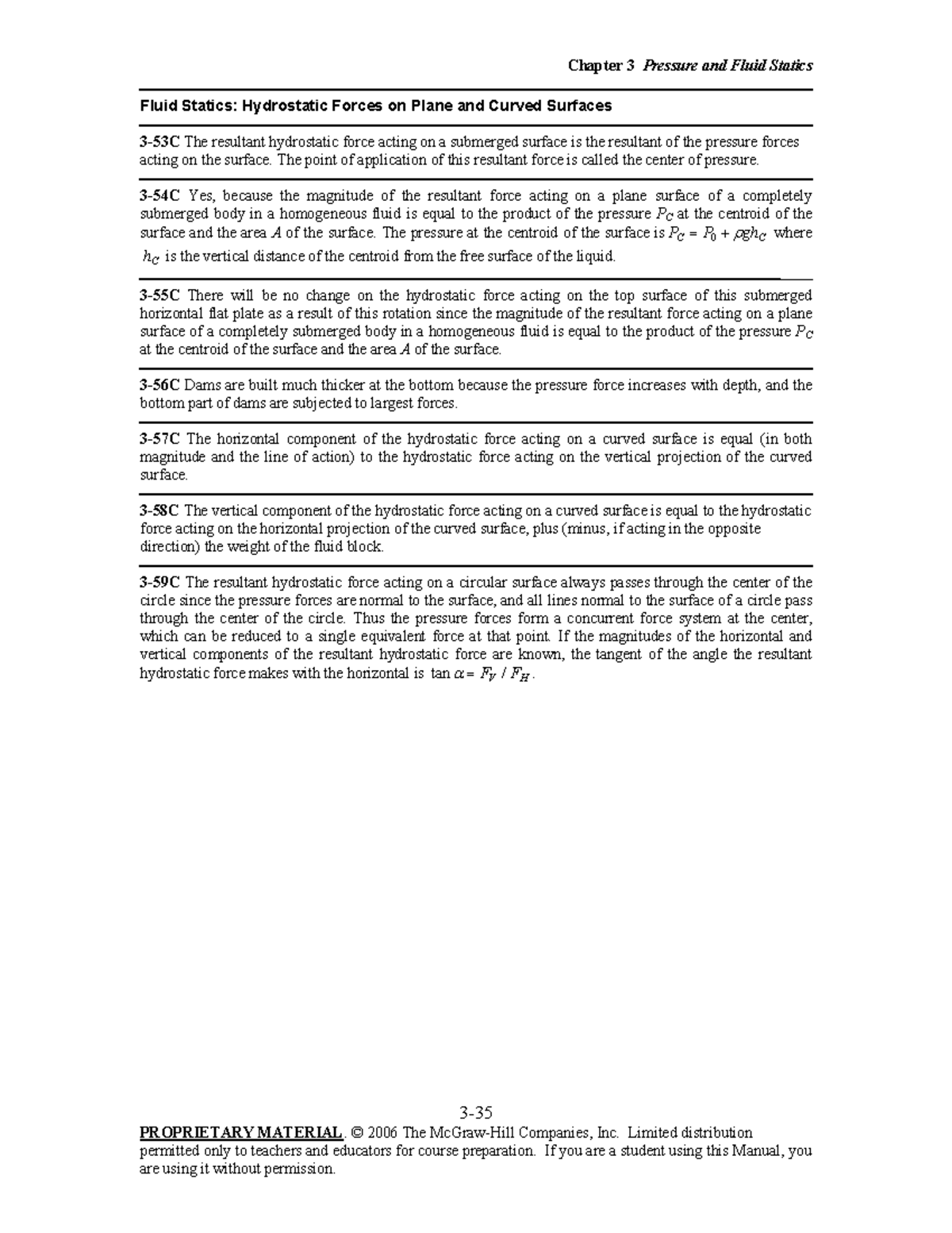 FM Sol Chap03-053 - fluid mechanics solutions - Fluid Statics ...