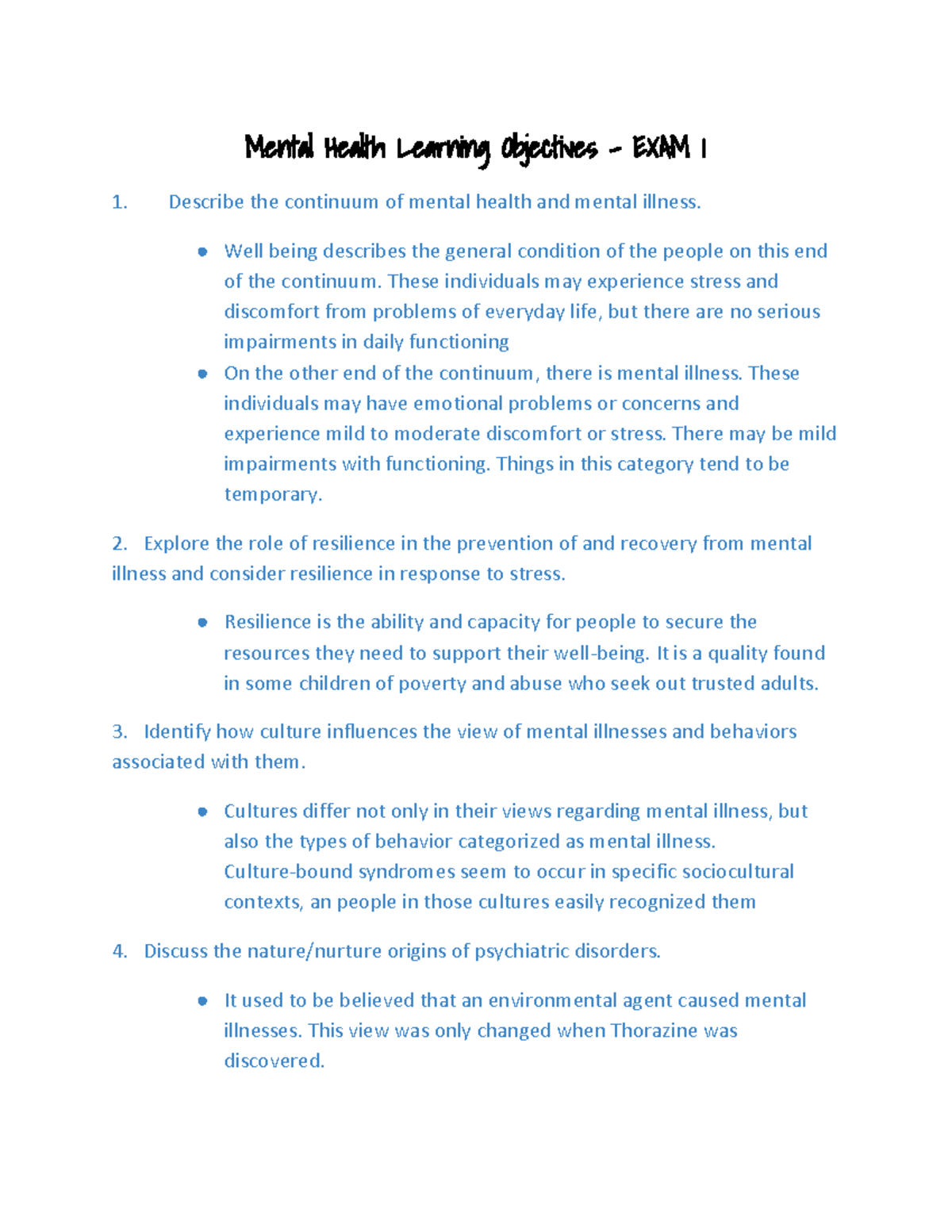 mental-health-learning-objectives-exam-1-well-being-describes-the