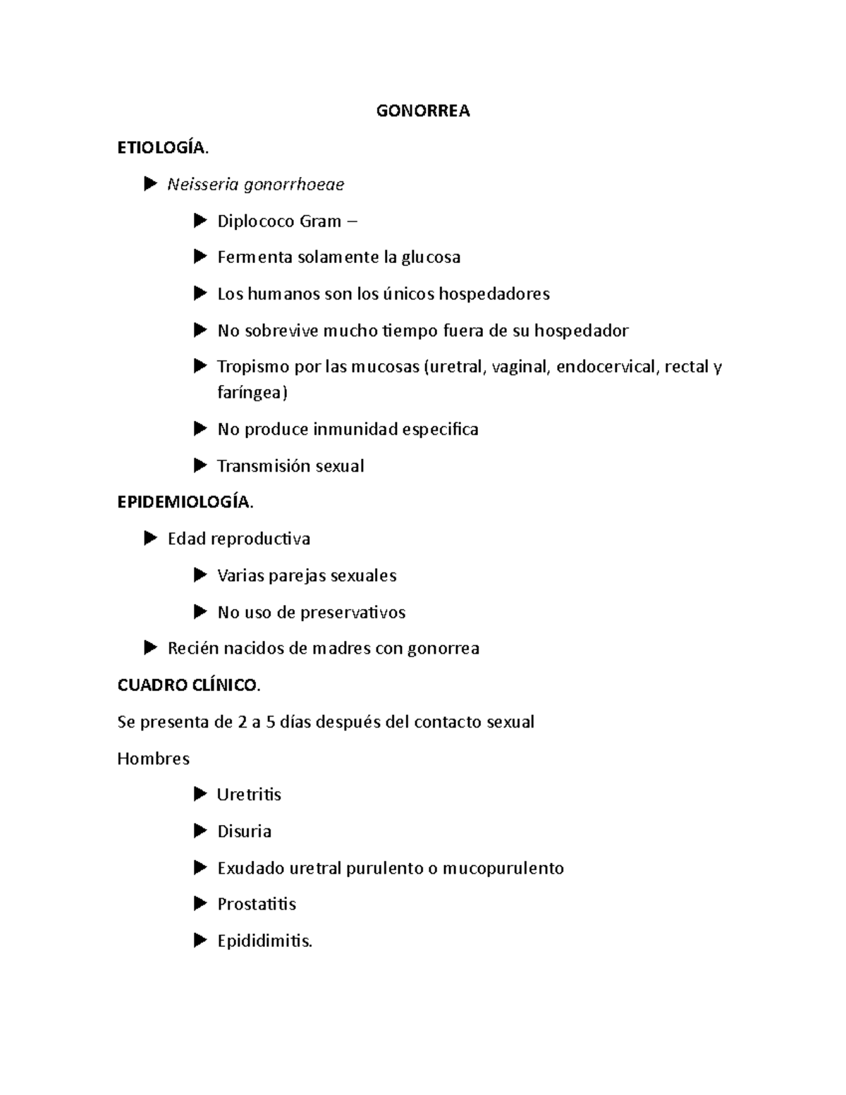 uretritis no especificada