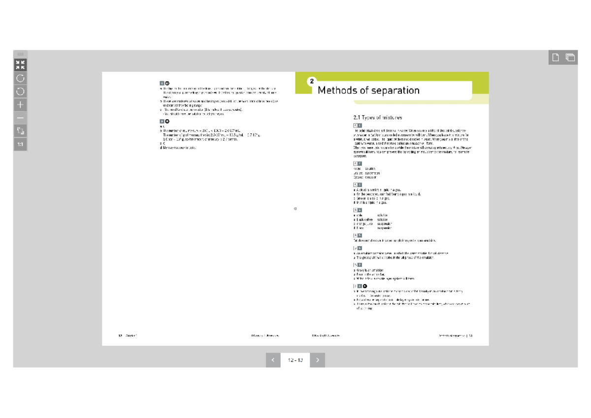 Answers Chapter 2, It's all Chemistry - Scheikunde - Studeersnel